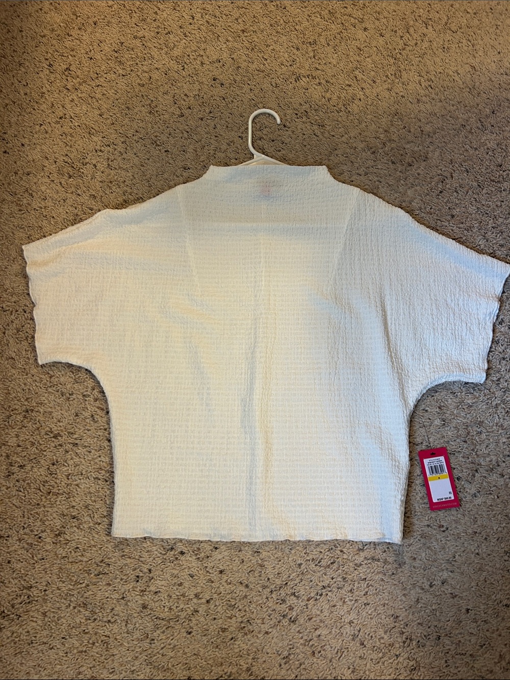 Windswept Wonder Textured Short-Sleeve Top
